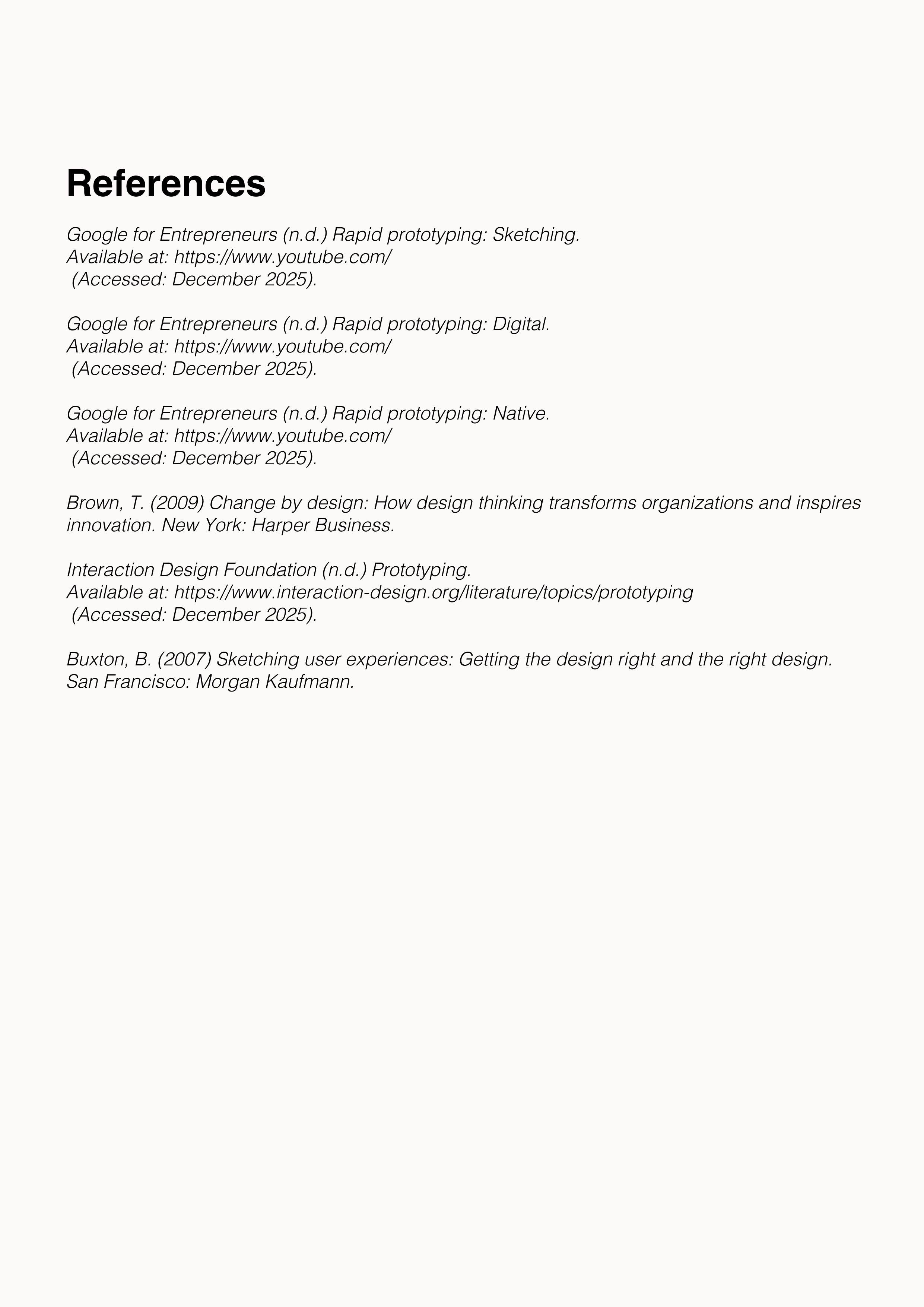 Project Prototype Documentation Example PROTOTYPING | INPUT